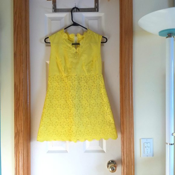 vintage 50s hand made lace floral sleeveless tunic 🎈HOST PICK🎈 - Picture 1 of 11